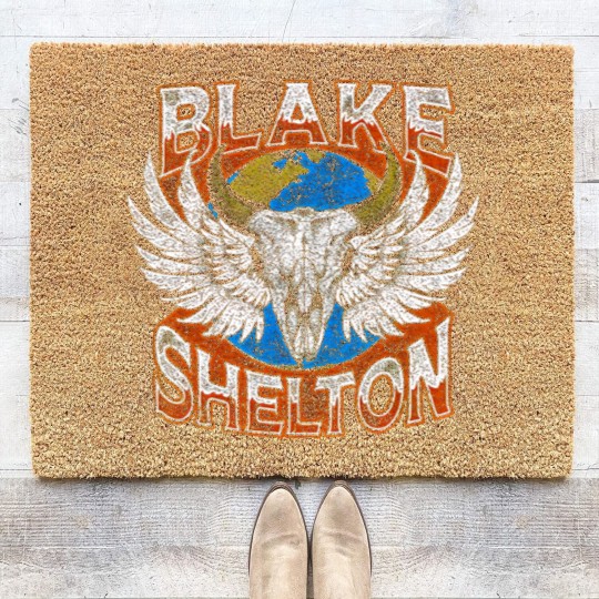 Discover Blake Shelton Back To The Honky Tonk Tour 2023 Coir Doormats