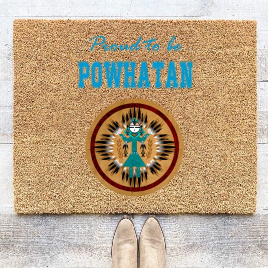 Discover Native American Powhatan Spirit - Powhatan Spirit - Coir Doormats