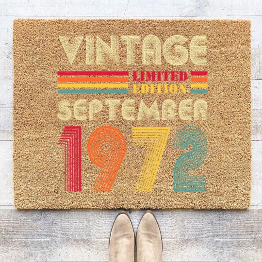 Discover 50 Year Old Vintage September 1972  Coir Doormats