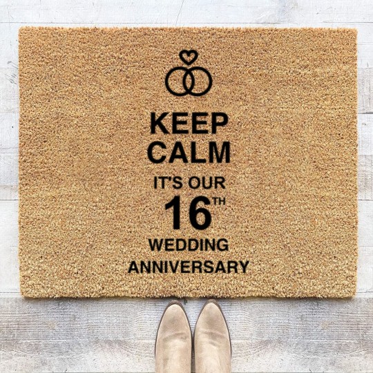 Discover Marriage Mariage Wedding Anniversary 16 Coir Doormats