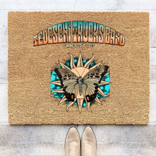 Discover Tedeschi Trucks Band Tour 2 side 2023 Coir Doormats, blues rock music Coir Doormats, Summer Tour 2023 Coir Doormats