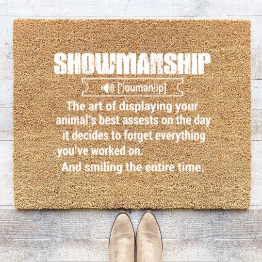 Discover Showmanship - showmanship define Coir Doormats