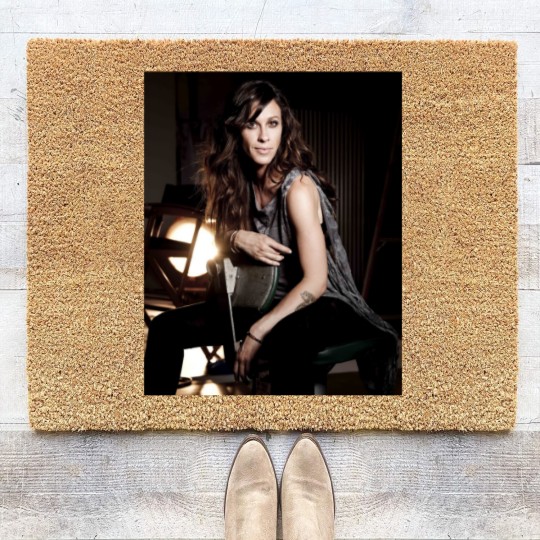 Discover Alanis Morissette Coir Doormats, Birthday Gift, 90s vintage Music Coir Doormats