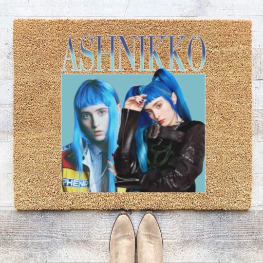 Discover Ashnikko Coir Doormats American Singer Pop Hip Hop Vintage Coir Doormats