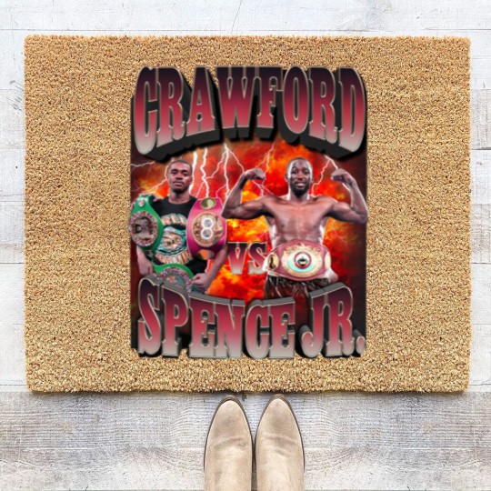Discover Crawford vs Spence jr Coir Doormats