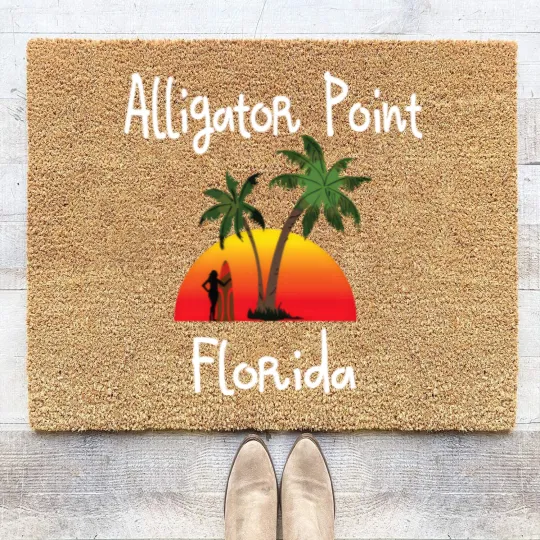 Discover Alligator Point Florida Coir Doormats