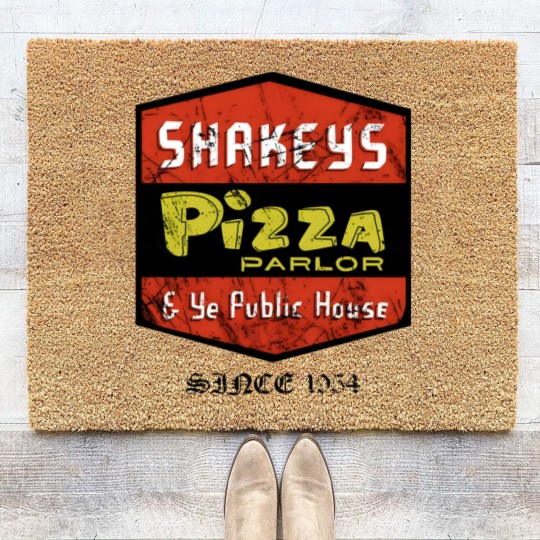 Discover Pizza Coir Doormats, Shakeys (vintage) Essential Coir Doormats, Shakeys Pizza Unisex Heavy Cotton Coir Doormats