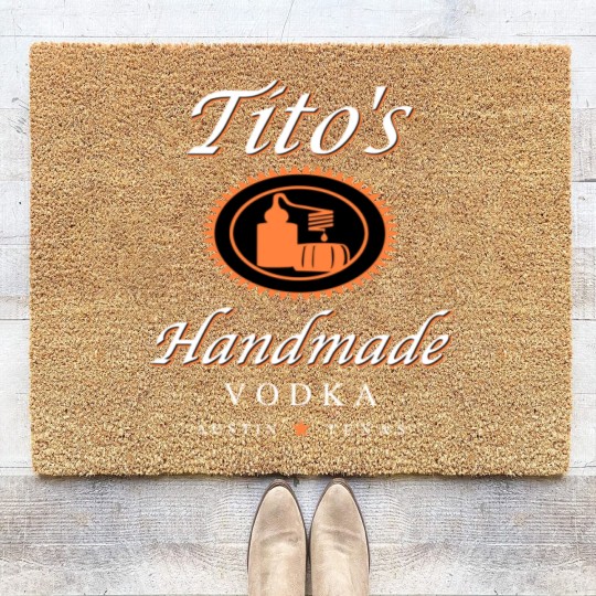 Discover Tito's Handmade Vodka Coir Doormats, Vodka Coir Doormats, Vodka Alcohol Coir Doormats