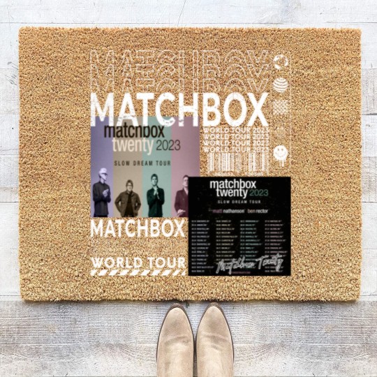 Discover Matchbox 20 Music Coir Doormats, Vintage Matchbox 20 Coir Doormats, Summer 2023 Tour Album