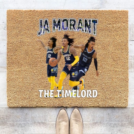 Discover The Timelord Ja Morant Memphis Grizzlies Ja Morant Coir Doormats, Morant Coir Doormats, Ja Morant Grizzlies