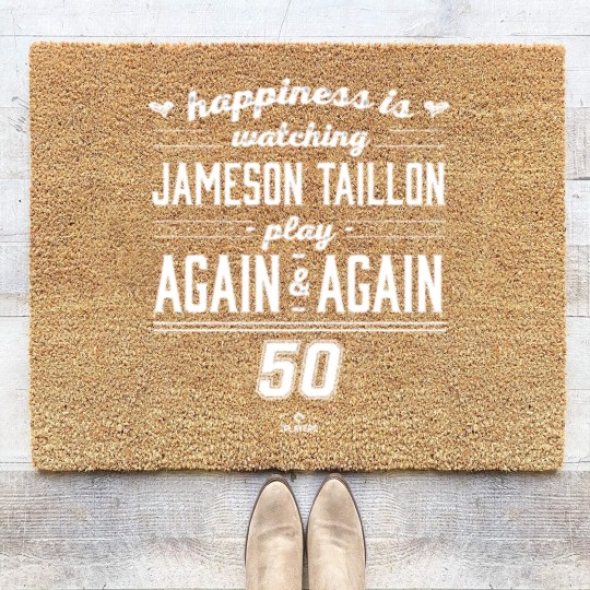 Discover Happiness Is Watching Jameson Taillon Coir Doormats