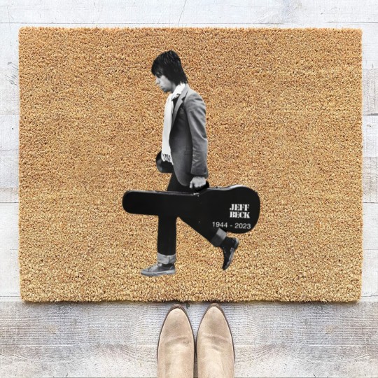 Discover RIP Jeff Beck 1944 - 2023 Coir Doormats