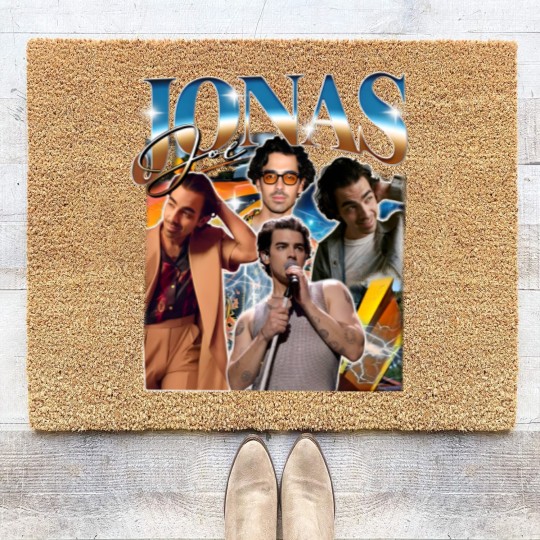Discover Vintage Bootleg Coir Doormats, Joe Jonas Coir Doormats, Joe Jonas Fan Tees