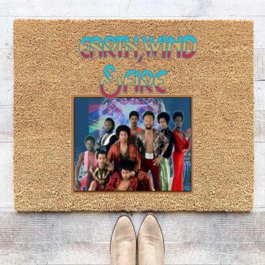 Discover Earth Wind and Fire Vintage Coir Doormats, Earth Wind and Fire Coir Doormats, Earth Wind and Fire 80s Vintage Homage Coir Doormats