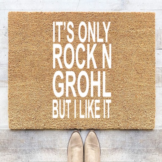 Discover Rock N Grohl Coir Doormats