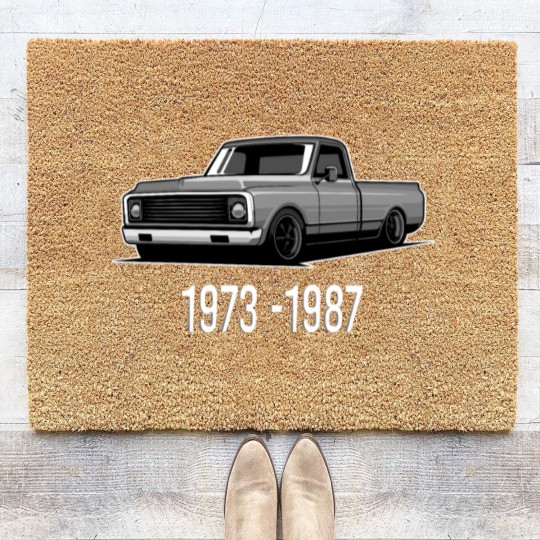 Discover squarebody 1973 -1987 vintage gift Coir Doormats