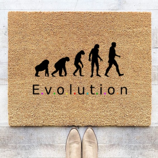 Discover Evolution, Homo Sapiens Coir Doormats