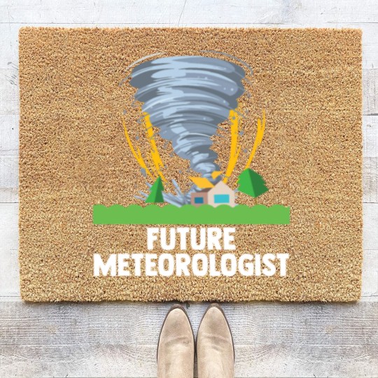 Discover Future Meteorologist Weather Forecaster Coir Doormats
