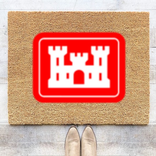 Discover United States Army Corps Of Engineers Dod Patch Coir Doormats