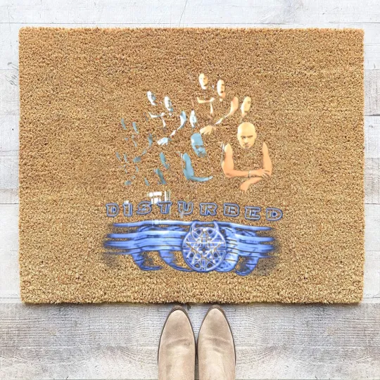 Discover Disturbed Nu Metal Band Believe Album Tour Concert Coir Doormats