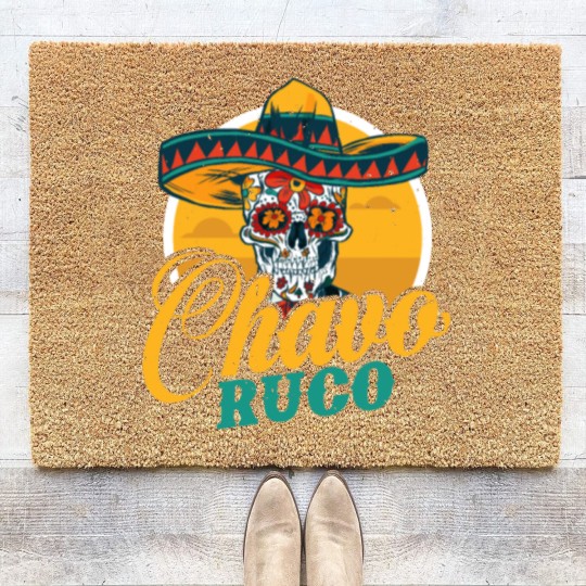Discover Chavo Ruco regalo para chicanos y otros latinos Coir Doormats