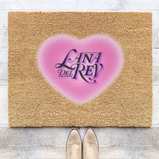 Discover Lana Del Rey Coir Doormats (Pink Heart), Born To Die Coir Doormats