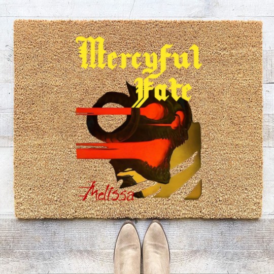 Discover Mercyful Fate Melissa Men's Black Coir Doormats Clothing Coir Doormats