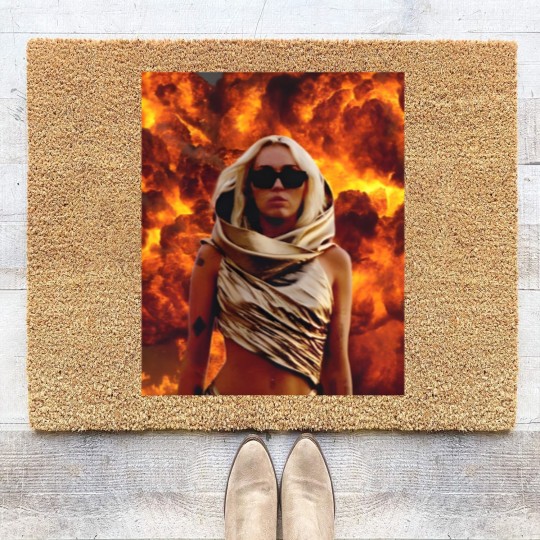 Discover Miley Flowers Coir Doormats, Miley Vintage Album Coir Doormats, Miley Retro Coir Doormats