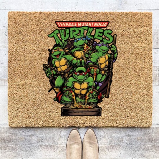 Discover Vintage Ninja Turtle Coir Doormats, Teenage Mutant Ninja