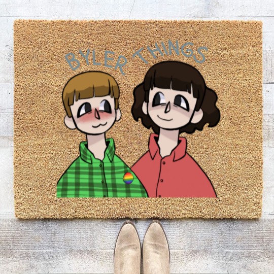 Discover Byler Will And Mike Ship Design Coir Doormats
