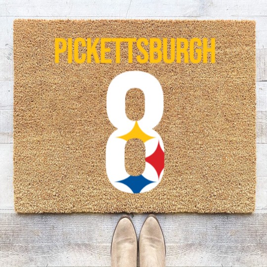 Discover Kenny Pickett  Pickettsburgh Football Coir Doormats