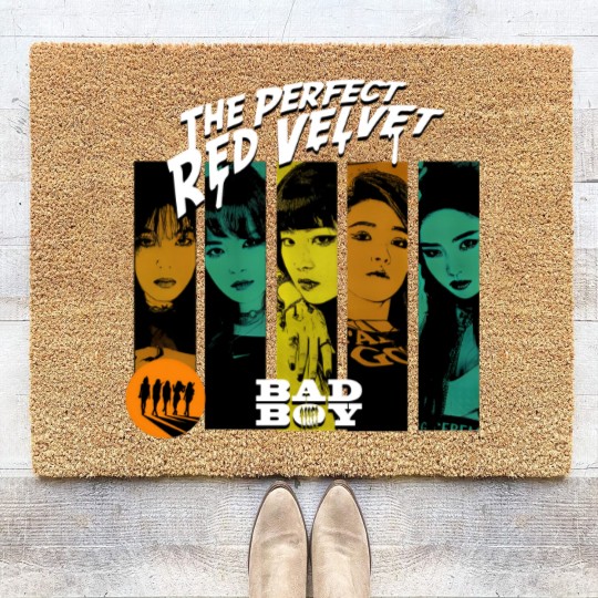 Discover RED VELVET Kpop Coir Doormats, Red Velvet Homage Coir Doormats,
