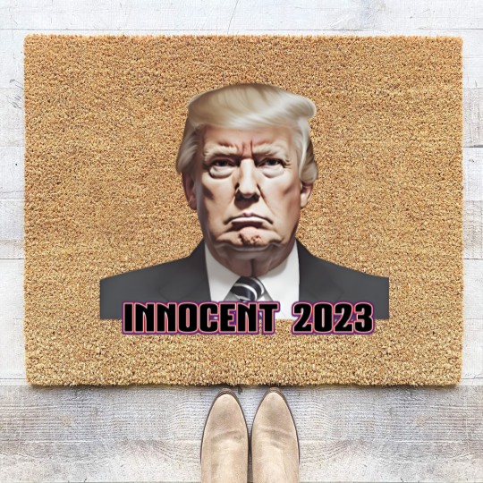 Discover President Donald J. Trump Not Guilty 2023 Indictment Coir Doormats