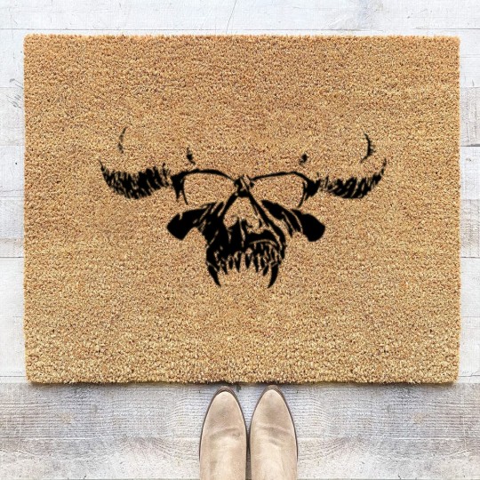 Discover Danzigs Skull Bone Heavy Metal Rock Band Legend Coir Doormats