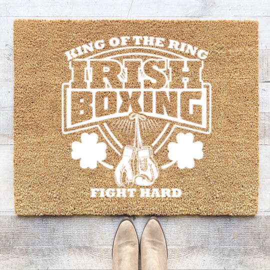 Discover Irish Boxing Coir Doormats