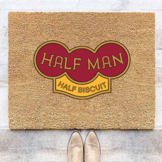 Discover Half Man Half Biscuit Coir Doormats