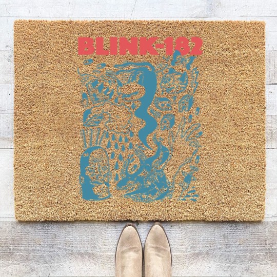 Discover Blink Vintage 182 Coir Doormats, World Tour Coir Doormats, Vintage Retro Coir Doormats, Blink Retro 182 Fans Lover Gift
