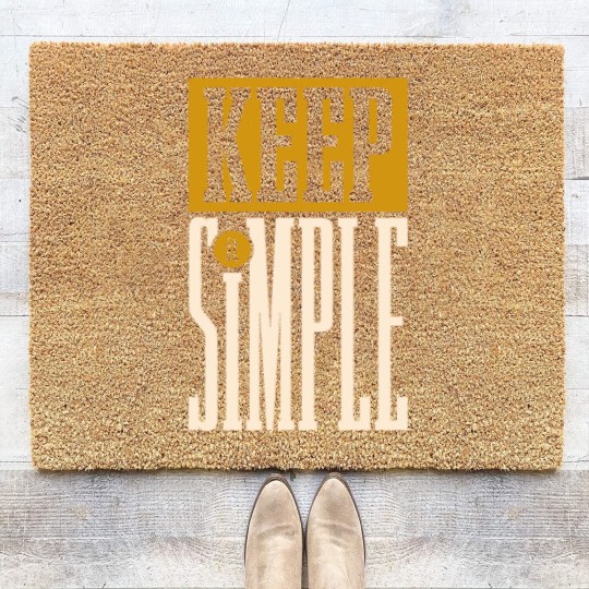 Discover KEEP IT SIMPLE - Simple - Coir Doormats