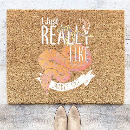 Discover Snake I Just Really Like Snakes, O K Coir Doormats