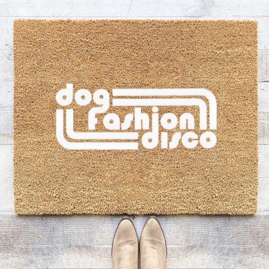 Discover Dog Fashion Disco Coir Doormats