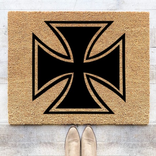 Discover Iron cross Coir Doormats