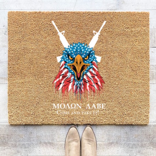 Discover Molon Labe, Come and take it - Molon Labe Come And Take - Coir Doormats