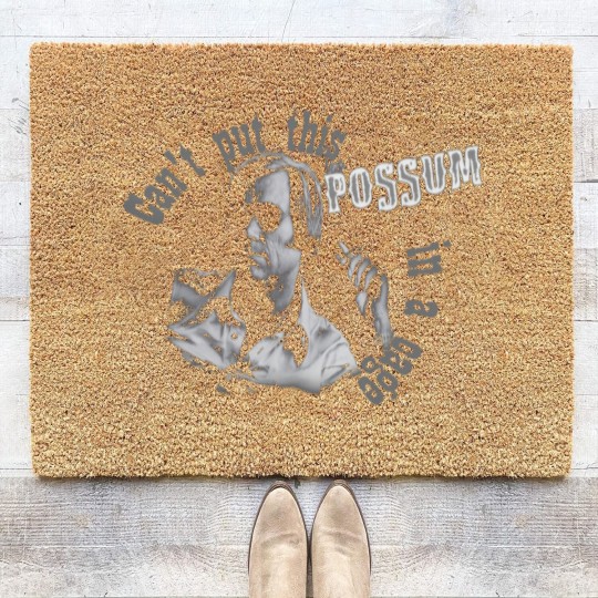 Discover George Jones Cant Put This Possum in a Cage Coir Doormats