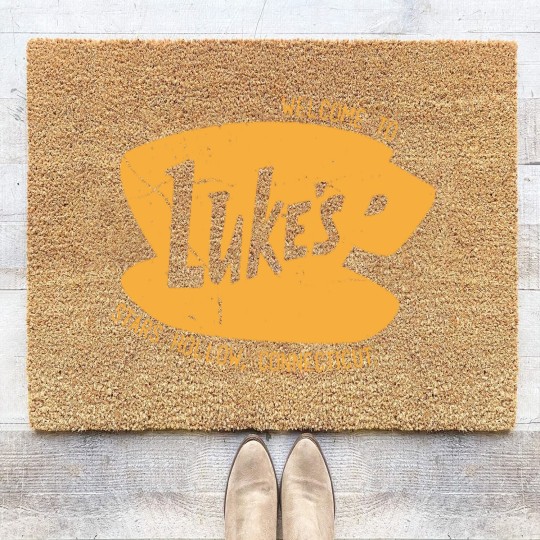 Discover Retro Luke's Diner Coir Doormats, Luke's Diner Coir Doormats, Stars Hollows Coir Doormats