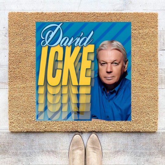 Discover David Icke #4 ///// New Age 90s Homage - David Icke - Coir Doormats