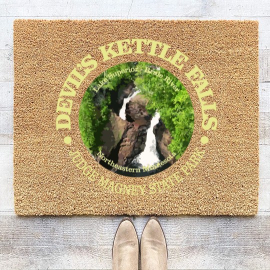 Discover Devil's Kettle Falls Coir Doormats