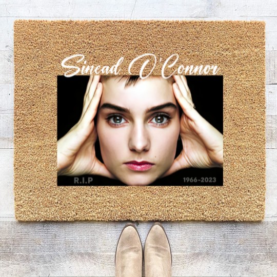 Discover Rest In Peace Sinead O'Connor Coir Doormats, RIP Sinead O'Connor Coir Doormats, Sinead O'Connor Coir Doormats