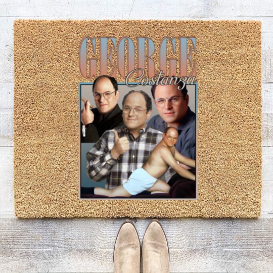 Discover RETRO GEORGE Costanza Coir Doormats, George Seinfield Coir Doormats, George Costanza Coir Doormats, George Costanza Homage Coir Doormats, Seinfeld Fan, Tv Seinfeld Sitcom