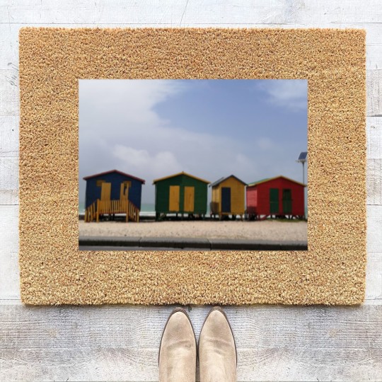 Discover Beach Huts in Cape Town Coir Doormats