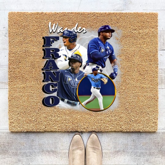 Discover Wander Franco Coir Doormats, Baseball Coir Doormats, Classic 90s Graphic Coir Doormats